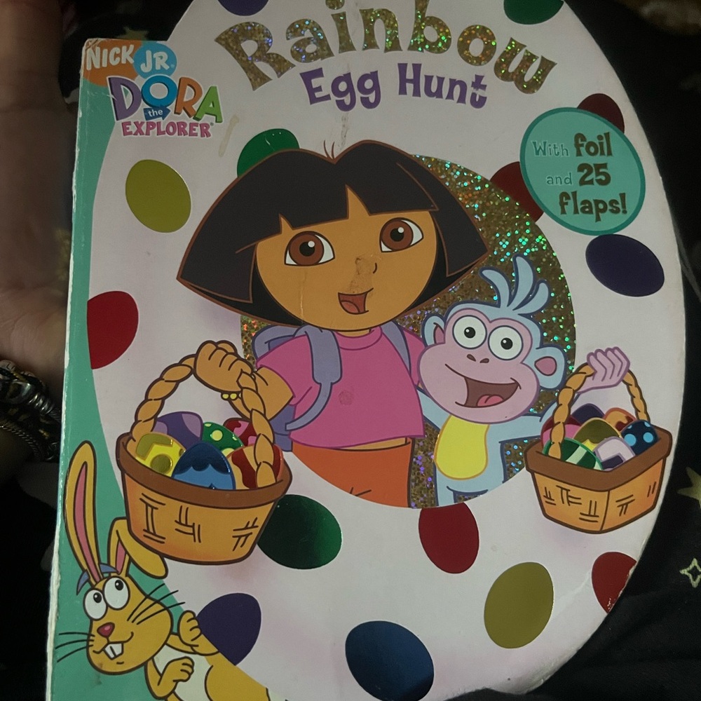 Dora the Explorer Rainbow Egg Hunt hardcover Book